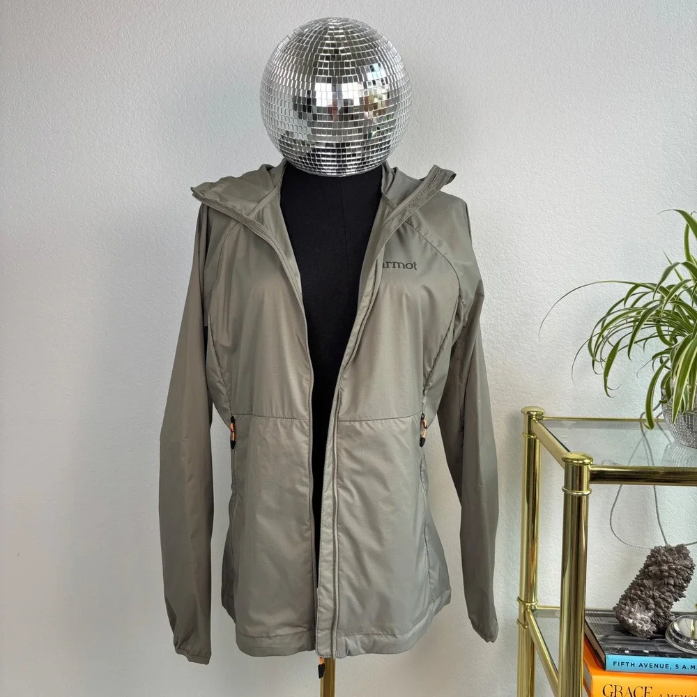 Marmot Womens Etherlite Hoody-VTR Windbreaker Jacket Vetiver‎ Green NEW Medium